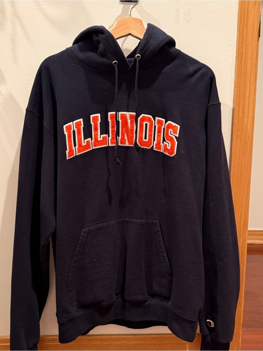 Navy Champion Illinois hoodie